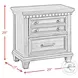 Windom Smoky Walnut Storage Platform Bedroom Set