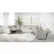 Calgary Stone Leather 6 Piece Modular Power Reclining Sectional