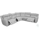 Carrith Stone Leather 6 Piece Modular Power Reclining Sectional