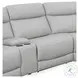 Carrith Stone Leather 6 Piece Modular Power Reclining Sectional