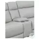 Carrith Stone Leather 6 Piece Modular Power Reclining Sectional