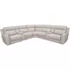 Calgary Stone Leather 7 Piece Modular Power Reclining Sectional