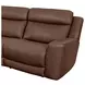 Calgary Autumn Umber Leather 6 Piece Modular Power Reclining Sectional
