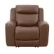 Calgary Autumn Umber Leather Power Recliner