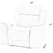 Calgary Stone Leather Power Recliner