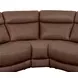 Calgary Autumn Umber Leather 7 Piece Modular Power Reclining Sectional