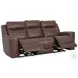 Carrith Autumn Umber Leather Power Reclining Sofa