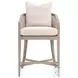 McGuire LiveSmart Gellar Linen Counter Height Stool