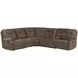 Cooper Shadow Brown Manual Reclining Sectional