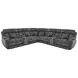 Dalton Lucky Charcoal Performance Fabric 7 Piece Modular Power Reclining Sectional