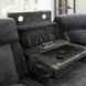 Dalton Lucky Charcoal Performance Fabric 7 Piece Modular Power Reclining Sectional