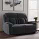Dalton Lucky Charcoal 65" Power Reclining Loveseat