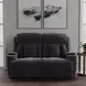 Dalton Lucky Charcoal 65" Power Reclining Loveseat