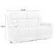 Dalton Lucky Charcoal 65" Power Reclining Loveseat