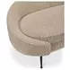 Abigail Light Brown 66" Chaise