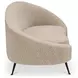Abigail Light Brown 66" Chaise