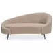 Abigail Light Brown 66" Chaise