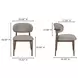 Ellie Gray Performance Fabric Upholstered Dining Chair