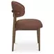 Ellie Rust Performance Fabric Upholstered Dining Chair