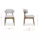 Ellie Oatmeal Performance Fabric Upholstered Dining Chair