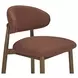 Ellie Rust Performance Fabric Upholstered Counter Height Stool