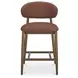 Ellie Rust Performance Fabric Upholstered Counter Height Stool