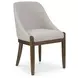 Edward Heather Beige Performance Fabric Upholstered Dining Chair