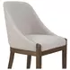 Edward Heather Beige Performance Fabric Upholstered Dining Chair