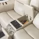 Easton Steamboat Quartz Leather 76" Zero Gravity Power Reclining Loveseat with USB Charging