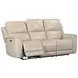 Easton Steamboat Quartz Leather 86" Zero Gravity Power Reclining Sofa with USB Charging