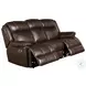 Midnight Florence Brown Power Reclining Sofa with Power Headrest