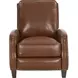 Melrose Colchester Bitters Leather Push Thru The Arms Recliner with Nailhead Trim