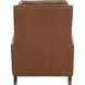 Melrose Colchester Bitters Leather Push Thru The Arms Recliner with Nailhead Trim