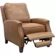 Melrose Shoreham Ponytail Leather Push Thru The Arms Recliner with Nailhead Trim