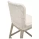 Woven Outdoor Shell Performance Fabric Upholstered Mesh Counter Height Stool