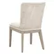 Woven Outdoor Shell Performance Fabric Upholstered Mesh Dining Chair Set of 2