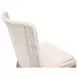 Woven Outdoor Shell Performance Fabric Upholstered Mesh Dining Chair Set of 2