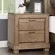 Montana Brown 2 Drawers Nightstand