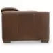 Billings Brown Leather 96" Power Reclining Sofa