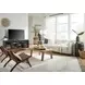 Lindon Coffee Bean and Burnished Brass 70" TV Stand