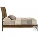 Ballard Walnut Brown Full Sleigh Bed