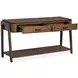 Hallie Milk Chocolate and Dark Chocolate Rectangular Sofa Table
