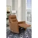 Gemini Butterscotch Manual Swivel Glider Recliner