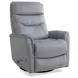 Gemini Capri Silver Swivel Glider Recliner