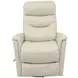 Gemini Ivory Manual Swivel Glider Recliner