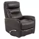 Gemini Truffle Performance Fabric Swivel Glider Recliner