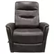 Gemini Truffle Performance Fabric Swivel Glider Recliner
