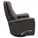 Gemini Truffle Performance Fabric Swivel Glider Recliner