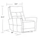 Gershwin Lucca Butterscotch Power Recliner with Zero Gravity