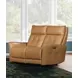 Gershwin Lucca Butterscotch 62" Power Reclining Loveseat with Zero Gravity
